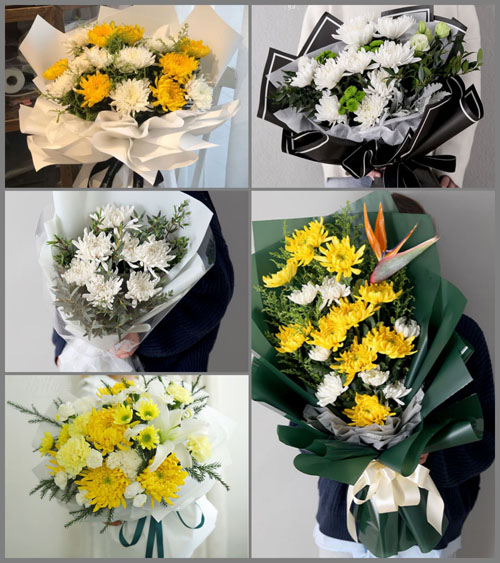 江西吉安吉水县盘谷镇白事花束代送